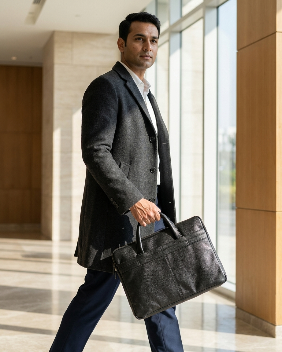Leather Laptop Bag SM3