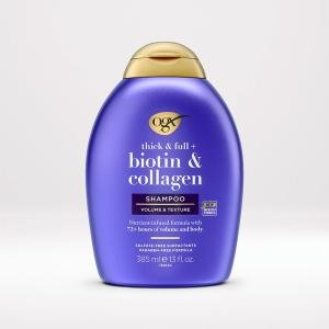 OGX Thick & Full + Biotin & Collagen Shampoo, Sulfate Free – 385ml