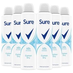 Sure Women Cotton Ultra Dry Anti-Perspirant Deodorant Spray x 250ml