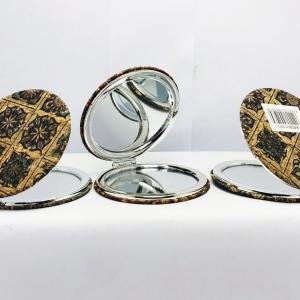 Folding Double Sided Mirror Compact Mirror Bulk Compact Mirror for Purses Hand Held Mirror Espejos Girls Wallet Travel Mirror Aluminum Mirror Vintage Student Use Magnifier
