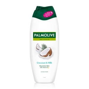  Naturals Coconut & Milk Shower Gel and Body Wash 500ml, vitamin E body wash to nourish skin, leaves skin feeling soft, with plant-based almond milk, ingredients of 95% natural origin*