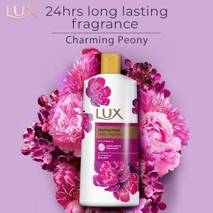 LUX Charming Peony with Orange Oil Body Wash - Gentle & Soothing Women and Men Shower Gel, Nourishing, Aromatic Body Care, Bath and Shower Foam, Shower Bath Essential -