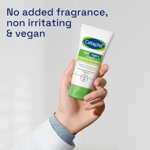 Cetaphil Rich Night Cream, 50g, For Dry To Very Dry, Sensitive Skin, With Niacinamide