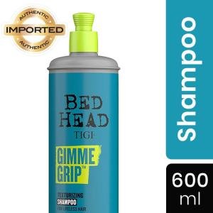Bed Head Gimme Grip Texturizing Shampoo 600ml for Lifeless Hair