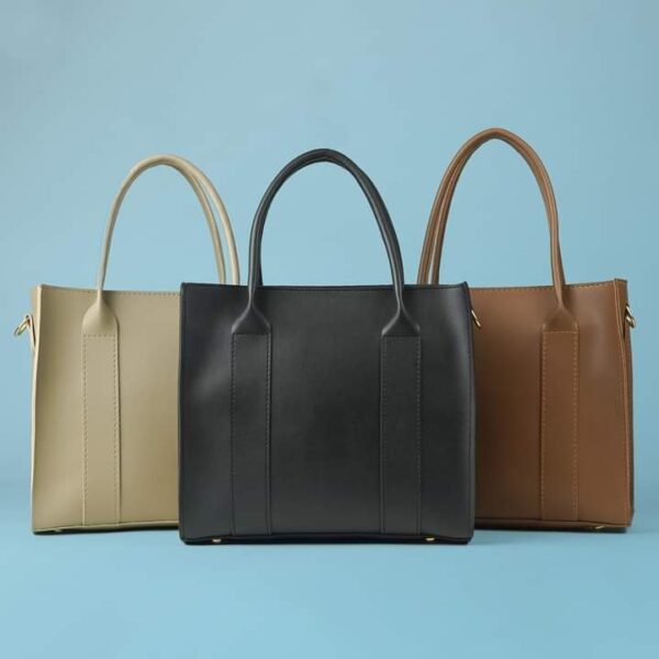 The Structured Everyday Work Tote with Top Handles