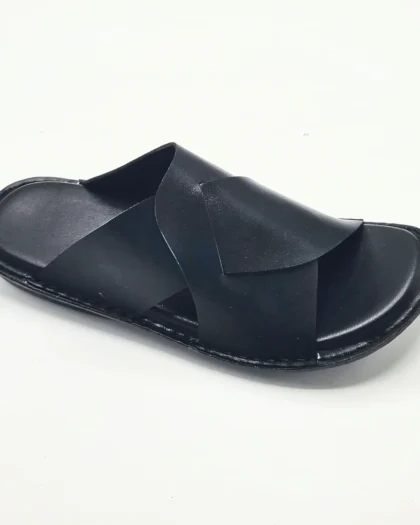 Handmade Slippers (Soft Sole Black)