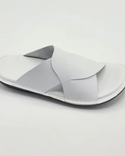 Handmade Slippers Soft White