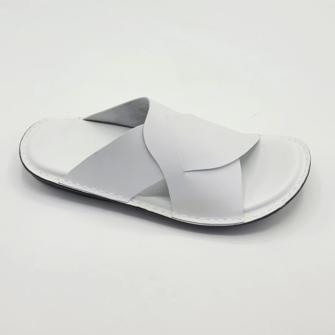 Handmade Slippers Soft White