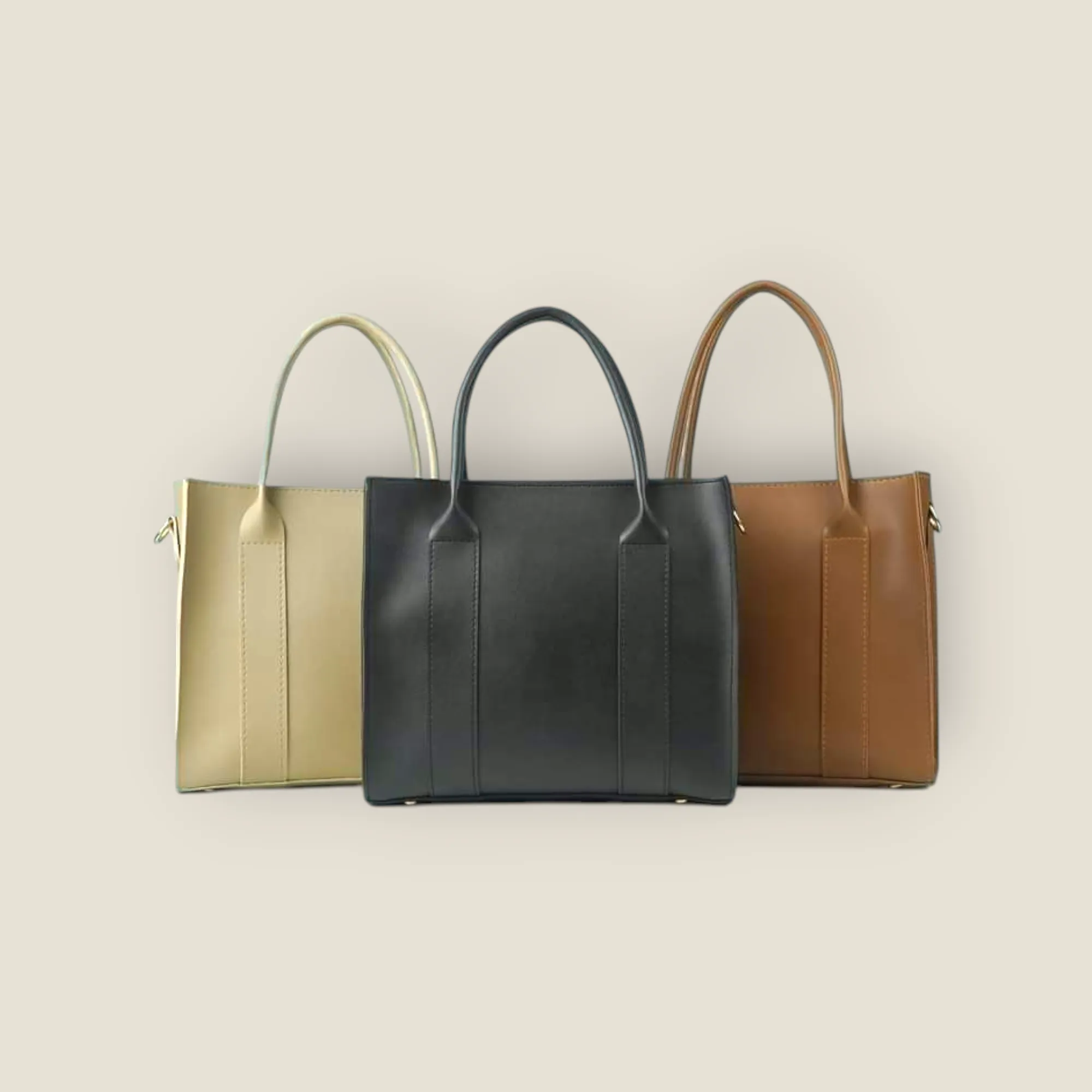 The Structured Everyday Work Tote with Top Handles