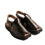 Premium Kaptaan chappal - Black