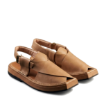 Premium Kaptaan chappal - Brown