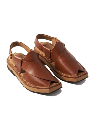 Premium Kaptaan chappal - Burgundy